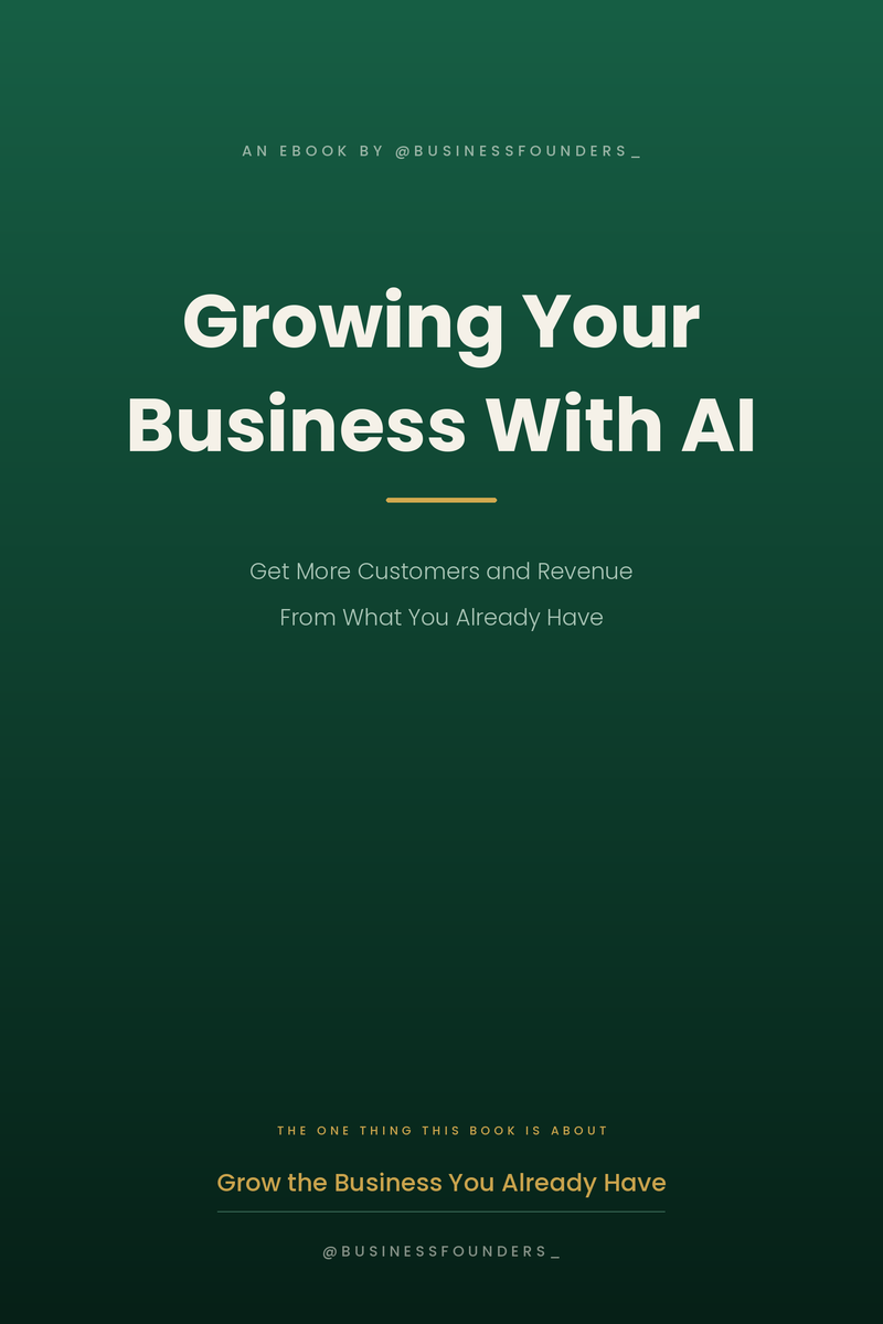 Cover of Growing Your Business With AI